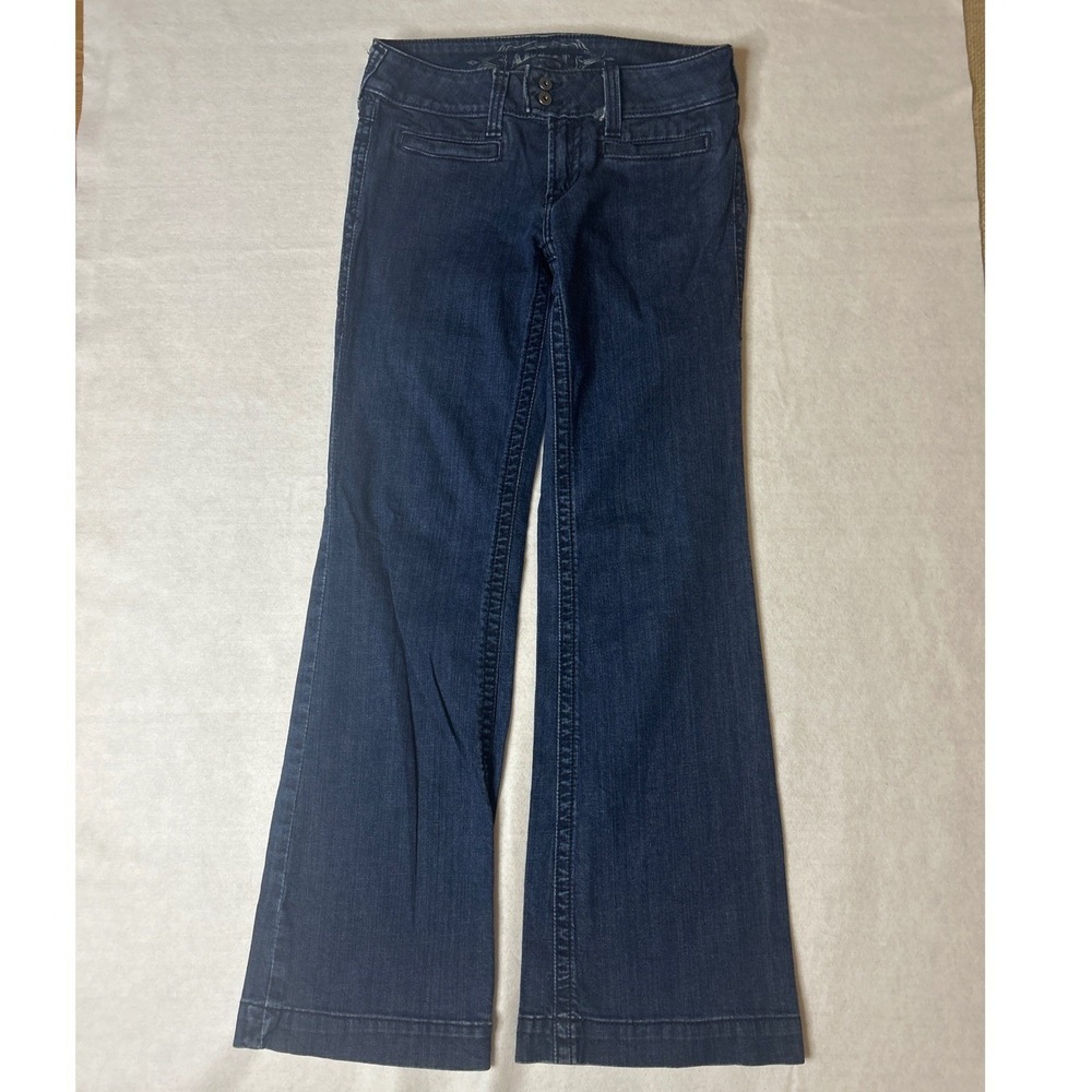 Ariat AW 9427 REAL Mid Rise Trouser Jeans Women Stretch Denim Size 28R